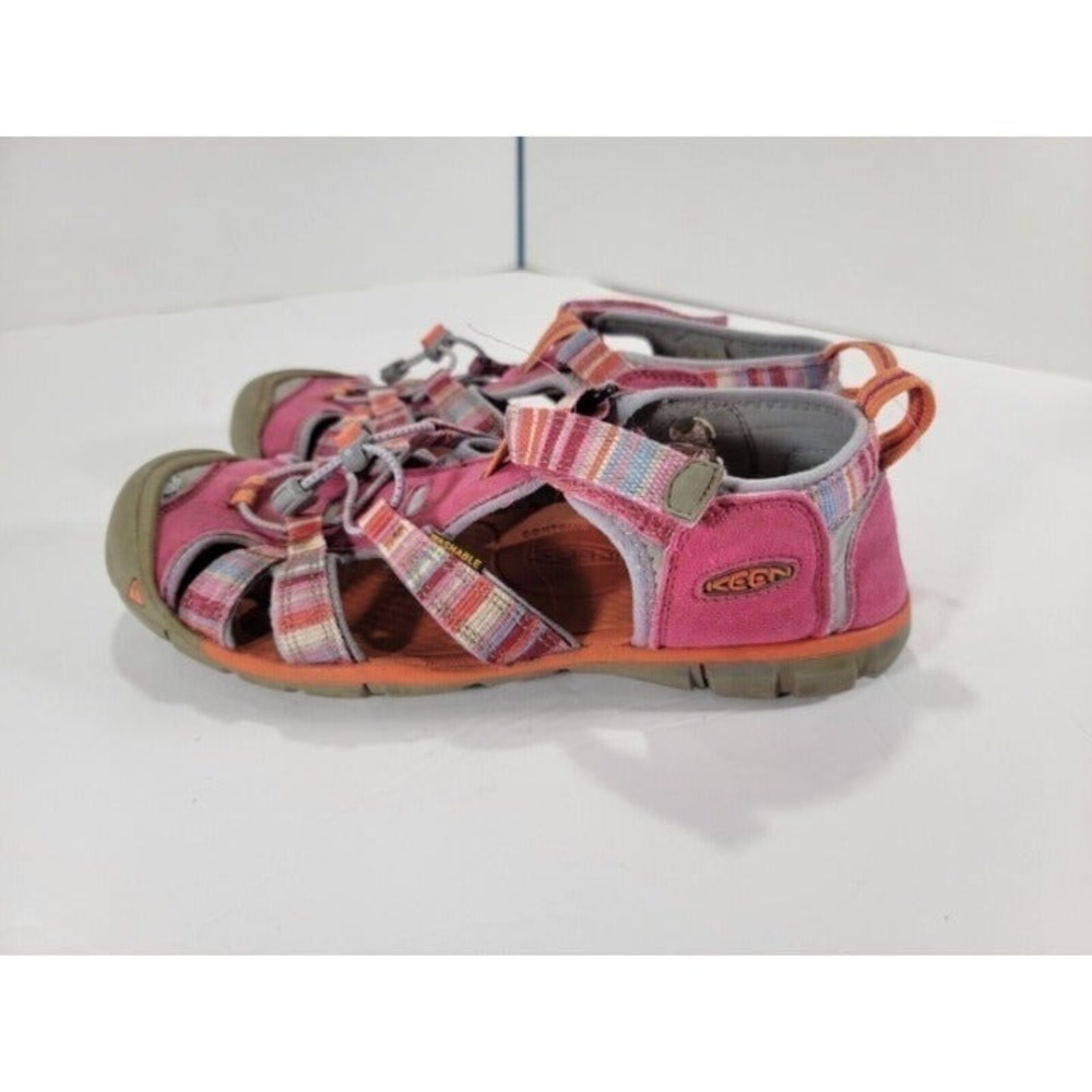 Keen Newport H2 Sandals Toddler Size 6 Little Girls Closed Toe Adjustable Pink - Picture 6 of 7